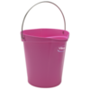 Hygiene 5686-1 emmer, 12 liter roze, maatverdeling en schenktuit